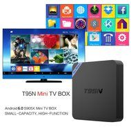 Fxexblin T95N Mini M8S Pro Tv Box Android 6.0 Amlogic S905X CPU Cortex-A53 Mali-450 GPU 2G/8G 3D WiFi Fully Load... N3