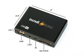 IncrediSonic Ultra Play IMP150 - 1080p Full-HD Ultra Portable Digital Media Player For USB Drives and SD/SDHC... N2