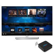 Puersit Android TV Box Fully Loaded Unlocked Kodi Amlogic S905 1GB/8GB Quad Core Smart Media Player with 4K/H.265... N2