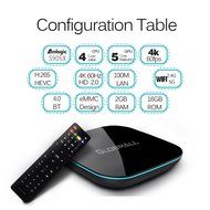 [Free Mini Keyboard] 2017 Model Globmall Android 6.0 TV Box, X2 Android TV Box Amlogic S905X 64 Bits 16GB ROM... N3