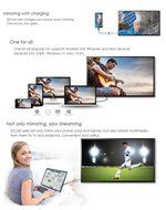 EZCast Wire HDMI Miracast Dongle TV Stick WiFi Display Receiver Supports EZCast App Miracast AirPlay DLNA Compatible... N2