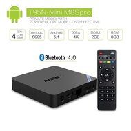 Easytone T95N Mini M8S Pro Kodi 16.0 Amlogic S905 Android 5.1 TV Box 4K Streaming Media Player 2GB/8GB with WiFi... N24