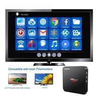 Docooler V88 PRO Smart Android 6.0 TV Box Amlogic S905X Quad Core 64bit KODI16.1 XBMC VP9 UHD 4K HDMI Mini PC... N4
