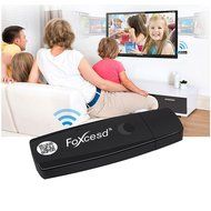 Foxcesd Dongle 1080P Miracast Wireless HDMI Display Adapter Mirroring Streaming Videos, Audio, Picture, Live Camera...
