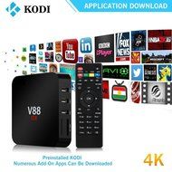 KODI 4K Android Tv Box, 1080P Smart Multimedia Player, Internet Streaming Media Player Rockchip 3229 Quad Core...