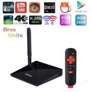 [2016 Latest TV Box] Bros Unite W9 TV Box Amlogic S812 Quad Core Fully Loaded Add-ons with Kodi Cloud TV H.265...