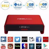 M.Way Aluminum 4K Android 6.0 TV Box S912 Octa Core 2GB RAM 16GB Flash Dual Band Wifi 2.4GHz 5GHz Bluetooth 4.0...