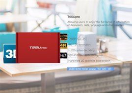 M.Way Aluminum 4K Android 6.0 TV Box S912 Octa Core 2GB RAM 16GB Flash Dual Band Wifi 2.4GHz 5GHz Bluetooth 4.0... N6