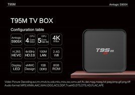 T95m Tv Box Android 6.0 Amlogic S905X Quad Core 1G/8G/4K Kodi 16.0 Wifi/Internet HD Fully Loaded N2