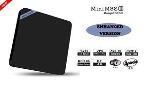 [2016 NEWEST TV BOX]ALSTEN Mini M8S II Android TV Box-Google Android 6.0-2G Memory Amlogic S905X-Ultra 4K Smart... N3