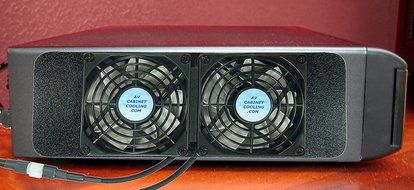 Dish DVR cooling fans for VIP 722/622/922/612, with thermoswitch &amp; multi-speed control N2