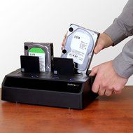 StarTech.com Universal Hard Drive Docking Station 2.5 and 3.5 Inches HDD and SSD with UASP and SATA III (UNIDOCKU33) N31