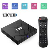 TICTID T10 Android TV Box 4K [2G DDR3/8GB Flash] Amlogic S905 Chipest Quad Core-Android 5.1 Lollipop OS with Kodi...
