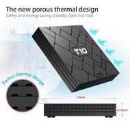 TICTID T10 Android TV Box 4K [2G DDR3/8GB Flash] Amlogic S905 Chipest Quad Core-Android 5.1 Lollipop OS with Kodi... N5