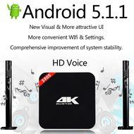 Docooler&reg; 4K UHD TV BOX Smart Android 5.1.1 Amlogic S905 Quad Core 64bit 1GB / 8GB KODI 16.0/ XBMC 4K*2K60fps...