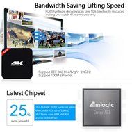 Docooler&reg; 4K UHD TV BOX Smart Android 5.1.1 Amlogic S905 Quad Core 64bit 1GB / 8GB KODI 16.0/ XBMC 4K*2K60fps... N4