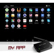 Yuntab Z4 Android 5.1 Streaming Media Player Octa Core 2GB/16GB, 64 bits HDMI 2.0/ H.265/ 4K with 2.5G/5G with... N4