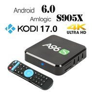 2017 Latest Model WIIKEE A96S Amlogic S905X Quad Core Android TV Box with KODI 17.0 Fully Loaded and Android 6.0...