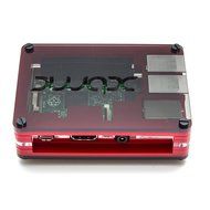Raspberry Pi 3 Based - Extreme Xbmc Kodi Media Center - Red Case - Bundle with Wireless Keyboard/Touchpad N3