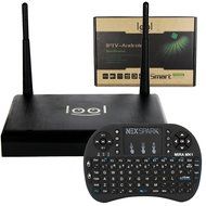 Loolbox Arabic IPTV Box + NEXspark Mira Mini Wireless Keyboard MK1, Arabic Channels TV Box, 400+ Arabic Channels...