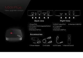 Beelink MXIII Plus (MX3+) Beelink Smart 4Kx2K TV Box Mini PC Streaming Media Player, Android 4.4, Quad Core CPU... N9