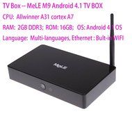 MeLE M9 Quad Core 2GB/16GB HD 4K Mini PC Android TV Box +F10 pro Voice Keyboard N2