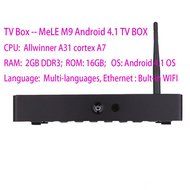 MeLE M9 Quad Core 2GB/16GB HD 4K Mini PC Android TV Box +F10 pro Voice Keyboard N4