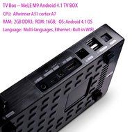 MeLE M9 Quad Core 2GB/16GB HD 4K Mini PC Android TV Box +F10 pro Voice Keyboard N7