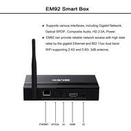 SUPVIN EM92 Android 6.0 Marshmallow 4K TV Box Amlogic S912 Chipset [2G DDR3/16G eMMC] Octo-core Kodi 16.1 Fully... N4