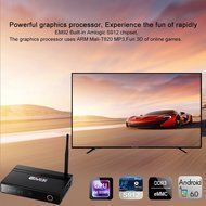 SUPVIN EM92 Android 6.0 Marshmallow 4K TV Box Amlogic S912 Chipset [2G DDR3/16G eMMC] Octo-core Kodi 16.1 Fully... N8