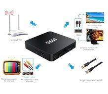 KODI 16.0 Smart Wifi Android 5.2 TV Box Jbonest M9S 4K Ultra HD DRR3 1GB Memory 8GB Storage S905 Bluetooth Blu-ray... N8
