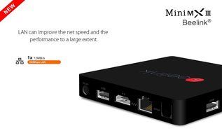 Beelink MINI MXIII Android 6.0 TV Box,4K Amlogic S905X Quad Core H.265 VP9 Decoding Dual Band WiFi Bluetooth 4.0... N2