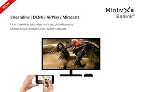Beelink MINI MXIII Android 6.0 TV Box,4K Amlogic S905X Quad Core H.265 VP9 Decoding Dual Band WiFi Bluetooth 4.0... N6