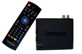 Aura Live Android TV Box Optimized Kodi Media Center TV Tuner DVR QWERTY wireless remote WiFi Full HD TV antenna... N4