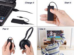 COOLEAD-Wireless Portable Bluetooth Stereo Music Transmitter (Not A Bluetooth Receiver) - Make 3.5mm Device Home... N3