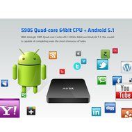 Diosn Mini TV Box Android 5.1 A95X Amlogic S905 Quad Core 2.0GHz 1GB/8GB KODI Fully Loaded Streamer WIFI Smart... N6