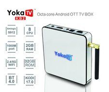 [YOKATV KB2 Android 6.0 TV Box with wireless keyboard] Pinwheel Amlogic S912 Octa core 2G RAM 32GB ROM EMMC 4K... N2