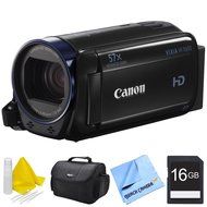 Canon Vixia HF R600 High Definition Camcorder Bundle - Black - Includes Camcorder, 16GB SDHC High Speed Memory...