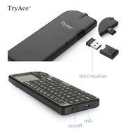 TryAce&reg; 2.4G Portable Mini Wireless Remote Keyboard Mouse PC HTPC IPTV Smart TV and Android TV Box Media Player... N25