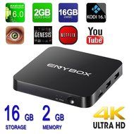 2GB/16GB ENYBOX X3 Android 6.0 Amlogic S905X Quad Core Android TV box KODI 16.1 Pre-installed Bluetooth 4.0 Streaming...