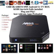 Kukele Latest Fully UNLOCKED XBMC KODI Loaded M8S PLUS 2G/16G Android 5.1 Lollipop 4K Quad Core TV BOX Streaming...