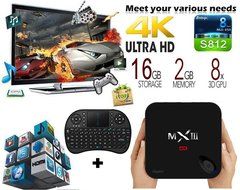 [Free Wireless Keyboard + Mouse] J-DEAL&reg; 1000M LAN MX3 MXIII-G Android 5.1 TV Box Newest CPU Amlogic S812 Fully...
