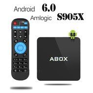 2017 Model Globmall Android 6.0 TV Box, ABOX Android TV Box Amlogic S905X 64 Bits and True 4K Playing