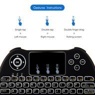 (Updated With Backlit)LYNEC 2.4Ghz Wireless Mini Touchpad Keyboard with Mouse Touchpad for PC, Pad, Xbox 360,... N3