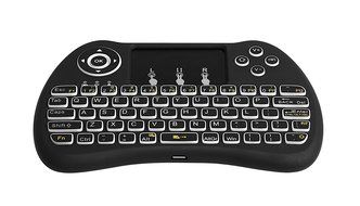 (Updated With Backlit)LYNEC 2.4Ghz Wireless Mini Touchpad Keyboard with Mouse Touchpad for PC, Pad, Xbox 360,... N9