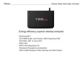 Easytone T95 max Android 5.1 TV Box Amlogic S905 Kodi 16.0 XBMC Pre-installed Quad Core 2GB DDR3 32GB EMMC 2.4G... N13