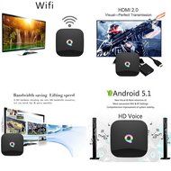 Jabond Android 5.1 Smart TV Box Amlogic S905 Quad Core Fully Loaded KODI(XBMC) Add-ons Dual WIFI 2.4GHZ/5GHZ Ultra... N4