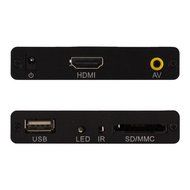 HD Digital Media Player MKV, AVI, MOV, 1080P HDMI Ouput With Remote For USB Drives and SD N3