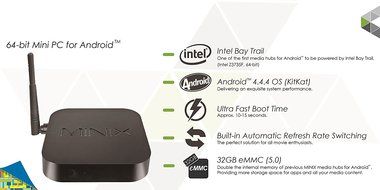 Minix NEO Z64-A Streaming Media Player (Black) N2