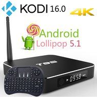 Rominetak [T95 2G/8G + Wireless Mini Touchpad Keyboard] Android 5.1 Lollipop TV Box Quad Core 4K UHD 3D Kodi 16.0...